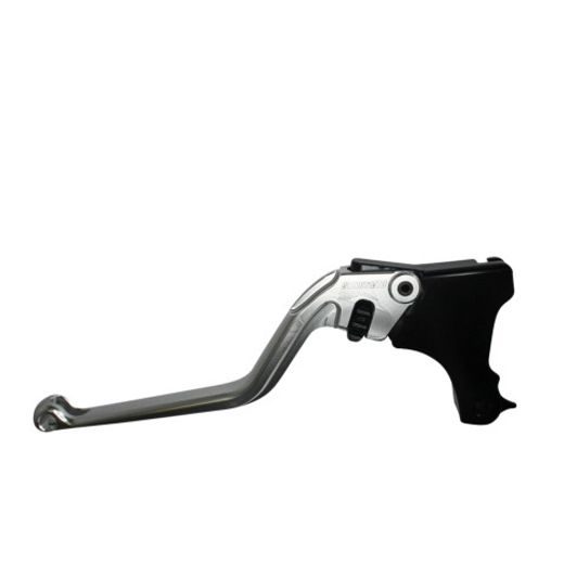 CLUTCH LEVER ACCOSSATO FIXED CNC-WORKED ALUMINIUM, SILVER