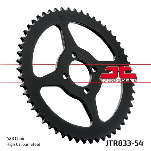 VERIŽNI SET EK - SREBRNA CHAIN 428 SRO, O-RING, CHK FRONT SPROCKET JT, CHK REAR SPROCKET JT ZA YAMAHA TT-R 125 2000-2001