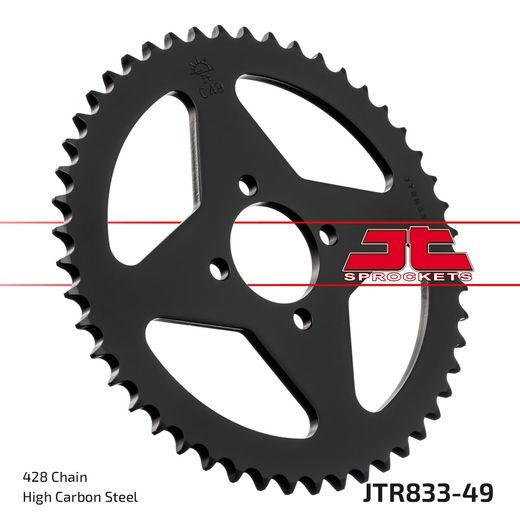 VERIŽNI SET EK - ZLAT CHAIN 428 SRX, X-RING (X, NX, QX, XS), CHK FRONT SPROCKET JT, CHK REAR SPROCKET JT ZA YAMAHA TT-R 125 2000-2001