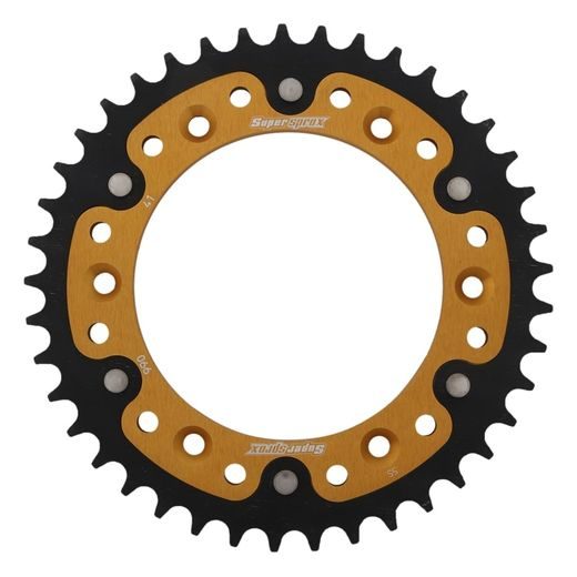 VERIŽNI SET EK - ZLAT CHAIN 520 MVXZ, X-RING (X, NX, QX, XS), CHK FRONT SPROCKET JT CHK RUBBER CUSHIONED, CHK REAR SPROCKET SUPERSPROX STEALTH ZA KTM DUKE 790 2018-2024
