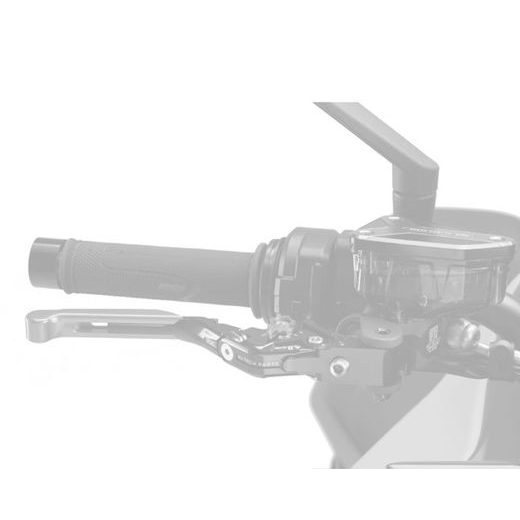 CLUTCH LEVER WITHOUT ADAPTER PUIG 4.0 424YNY RAZTEGLJIVA POKLOPNA (EXTENDABLE FOLDING) TITAN/TITAN