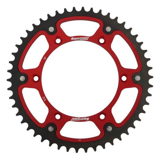 VERIŽNI SET EK - SREBRNA CHAIN 520 H, NON-SEALED, CHK FRONT SPROCKET SUPERSPROX, CHK REAR SPROCKET SUPERSPROX STEALTH ZA HUSQVARNA TE 310 2009-2010