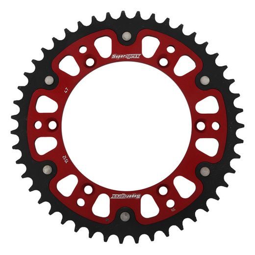 ZADNJI VERIŽNIK (ZOBNIK) SUPERSPROX STEALTH RST-1512:47-RED RDEČ 47T, 520