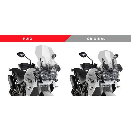 WINDSCREEN PUIG TOURING 9656F DARK SMOKE