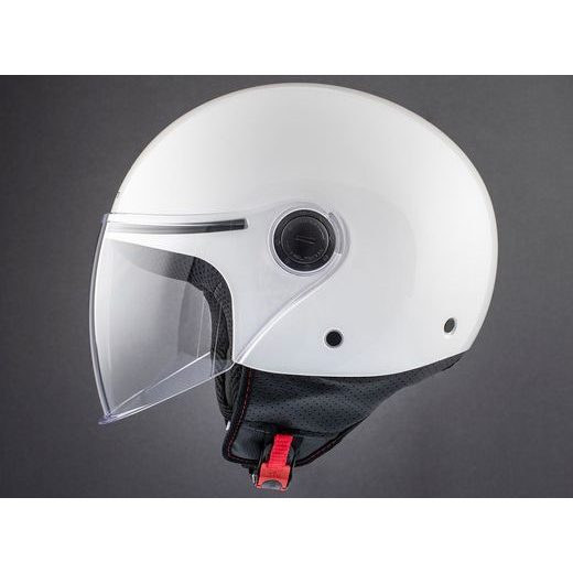 JET ČELADA MT HELMETS STREET S SOLID A0 GLOSS WHITE XXL