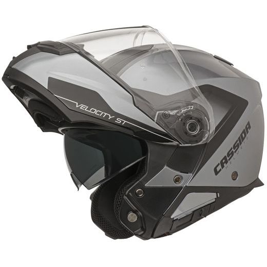 INTEGRALNA ČELADA CASSIDA VELOCITY ST 2.1 TITANIUM SILVER / BLACK M