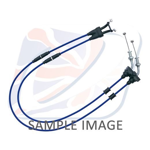 THROTTLE CABLES (PAIR) VENHILL Y01-4-077-BL FEATHERLIGHT MODER