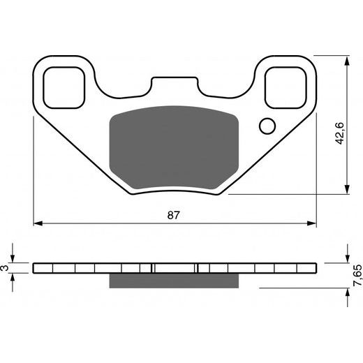 ZAVORNE OBLOGE GOLDFREN 342 AD OFF-ROAD FRONT