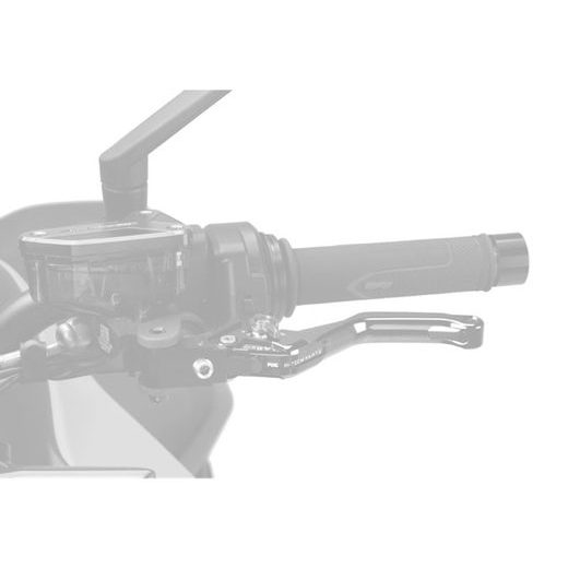 CLUTCH LEVER WITHOUT ADAPTER PUIG 4.0 4230NN KRATKA (SHORT) BLACK/BLACK