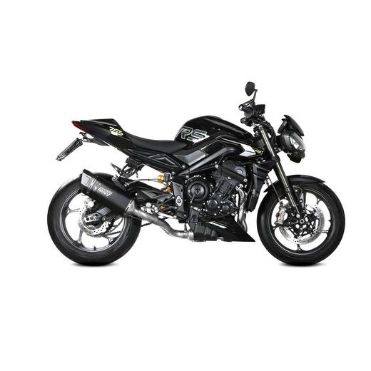 FULL EXHAUST SYSTEM 3X1 MIVV SR-1 T.030.LR1TB BLACK TITANIUM