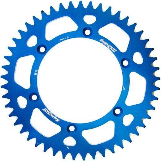 VERIŽNI SET EK - SREBRNA CHAIN 520 H, NON-SEALED, CHK FRONT SPROCKET SUPERSPROX, CHK REAR SPROCKET SUPERSPROX ZA HUSQVARNA SM 125 S 2000-2010