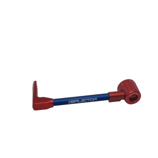 LEVER GUARD ACCOSSATO WITH BLUE HOSE AND JOINT LEFT, ALUMINIUM