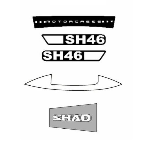 STICKERS SHAD D1B461ETR FOR SH46