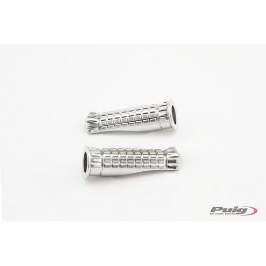 FOOTPEGS WITHOUT ADAPTERS PUIG R-FIGHTER 9192P SREBRNA