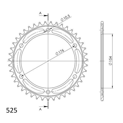 VERIŽNI SET EK - ZLAT CHAIN 525 MVXZ, X-RING (X, NX, QX, XS), CHK FRONT SPROCKET JT CHK RUBBER CUSHIONED, CHK REAR SPROCKET SUPERSPROX ZA HONDA VFR 800 X CROSSRUNNER 2015-2020