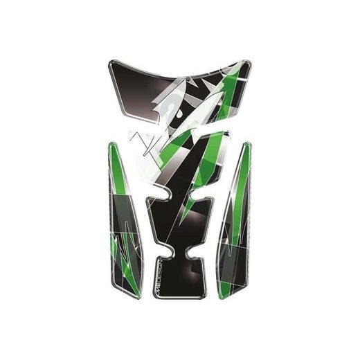 TANK PAD PUIG WINGS 4720N ČRNA WITH SIDE PART