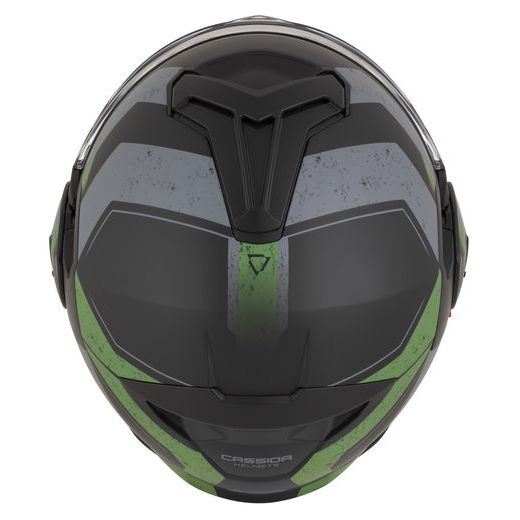 INTEGRALNA ČELADA CASSIDA MULTIFLIP KORP BLACK MATT/GREEN/GRAY L