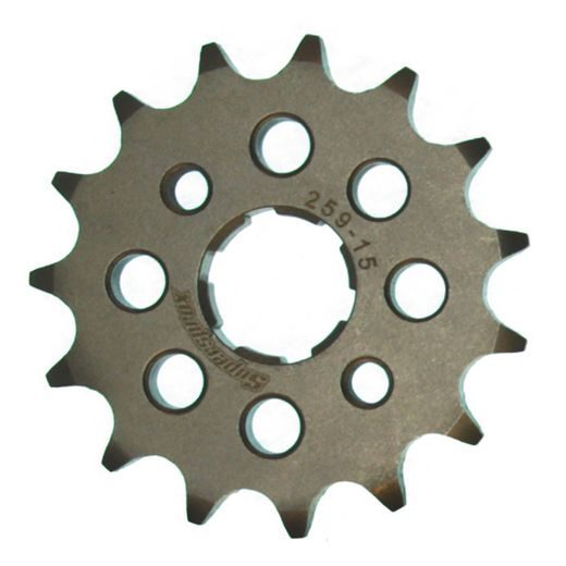 VERIŽNI SET EK - SREBRNA CHAIN 428 DEH, NON-SEALED, CHK FRONT SPROCKET SUPERSPROX, CHK REAR SPROCKET SUPERSPROX ZA HONDA CG 125 1999-2001