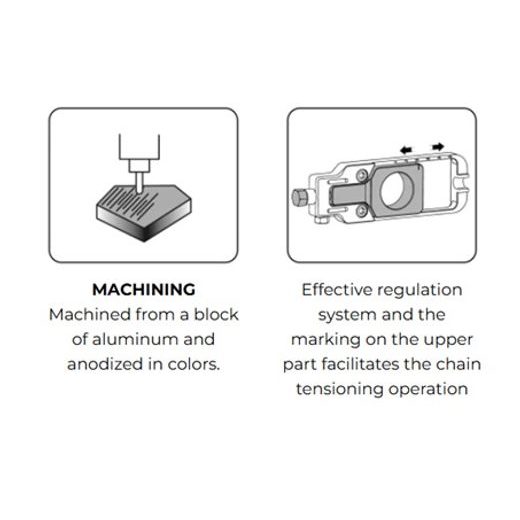 CHAIN TENSIONER PUIG 22400R RDEČ