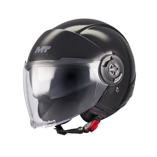 OPEN FACE HELMET MT HELMETS VIALE SV S PURE A1 GLOSS XS