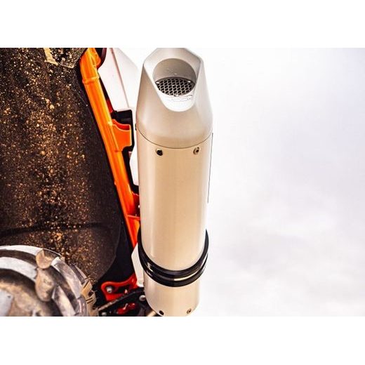 SLIP-ON EXHAUST GPR ALBUS EVO4 KT.100.2.ALBE4 WHITE GLOSSY INCLUDING REMOVABLE DB KILLER AND LINK PIPE