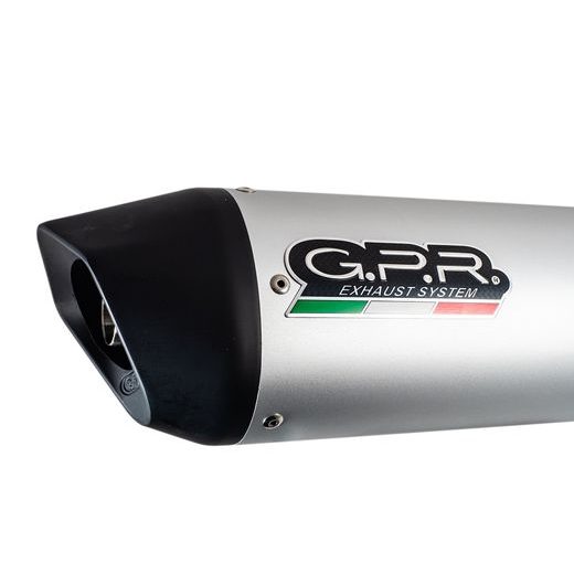 UNIVERSAL RACING SILENCER GPR FURORE TUNING.RACE.6 SREBRNA WITHOUT LINK PIPE
