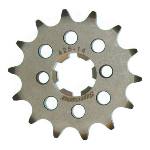 VERIŽNI SET EK - ZLAT CHAIN 428 SRX, X-RING (X, NX, QX, XS), CHK FRONT SPROCKET SUPERSPROX, CHK REAR SPROCKET SUPERSPROX ZA SUZUKI RG 80 GAMMA 1986-1987