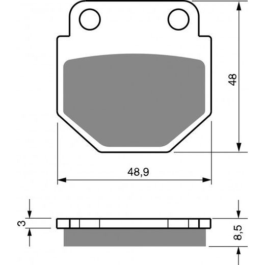ZAVORNE OBLOGE GOLDFREN 344 AD OFF-ROAD FRONT