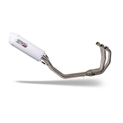 CELOTEN IZPUŠNI SISTEM GPR ALBUS EVO4 E4.CO.Y.201.2.CAT.ALBE4 WHITE GLOSSY INCLUDING REMOVABLE DB KILLER AND CATALYST