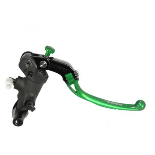 RADIAL BRAKE MASTER CYLINDER ACCOSSATO 19 X 17-18-19 WITH FOLDING LEVER,GREEN