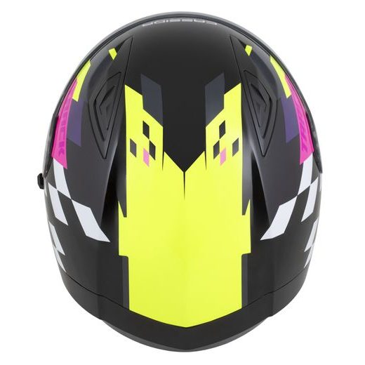 INTEGRALNA ČELADA CASSIDA ORBIT TRACK BLACK/PINK/VIOLET/YELLOW FLUO/WHITE XL