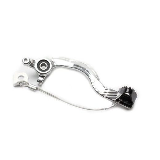 BRAKE PEDAL MOTION STUFF 83P-0831002 SILVER BODY, BLACK STEEL FIXED TIP STEEL FIXED TIP