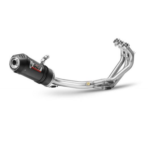 FULL EXHAUST SYSTEM 3X1 MIVV OVAL Y.054.L3C CARBON / CARBON CAP