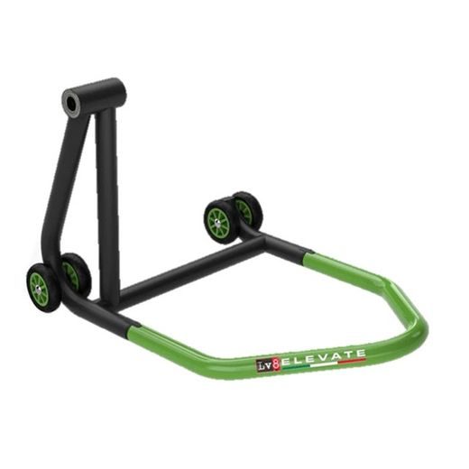 LEFT SINGLE ARM STAND LV8 E630L.KG WITHOUT PIN BLACK/GREEN