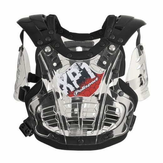 CHEST PROTECTOR POLISPORT XP1 MINI 8001000004 CLEAR/BLACK