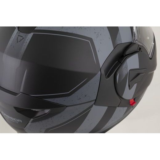 INTEGRALNA ČELADA CASSIDA MULTIFLIP KORP BLACK MATT/DARK GRAY/GRAY S