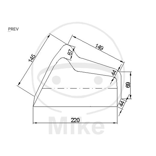 POKRIVALO ZA MOTOR JMP BLUE/SILVER