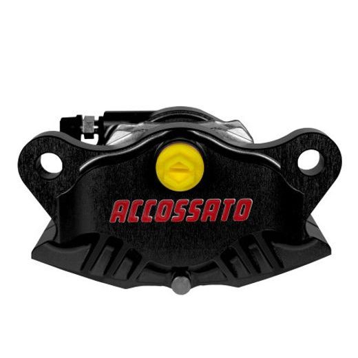 REAR AXIAL BRAKE 2P CALIPER ACCOSSATO PZ016 CNC-MADE WITH 84 MM DISTANCE