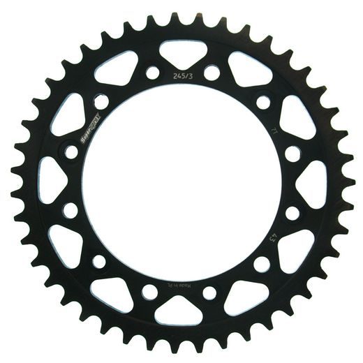 VERIŽNI SET EK - ZLAT CHAIN 520 ZVX, X-RING (X, NX, QX, XS), CHK FRONT SPROCKET JT CHK RUBBER CUSHIONED, CHK REAR SPROCKET SUPERSPROX ZA HONDA SLR 650 1999-2000