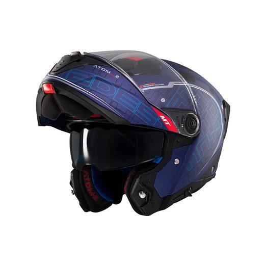 HELMET MT HELMETS ATOM 2 SV DESTINY C7 MATT L