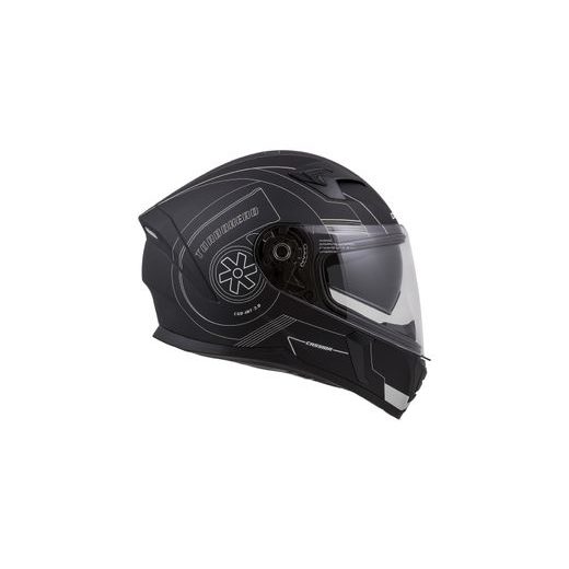 INTEGRALNA ČELADA CASSIDA INTEGRAL 3.0 TURBOHEAD BLACK MATT/ SILVER (ALLOY) 2XL