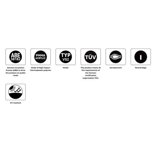 WINDSCREEN PUIG TOURING 22645W CLEAR