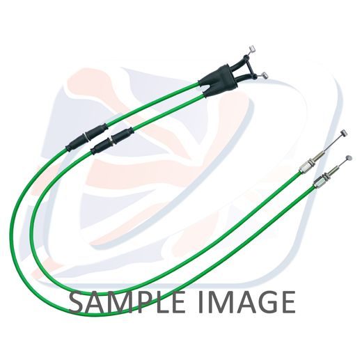 THROTTLE CABLES (PAIR) VENHILL K02-4-036-GR FEATHERLIGHT ZELENA