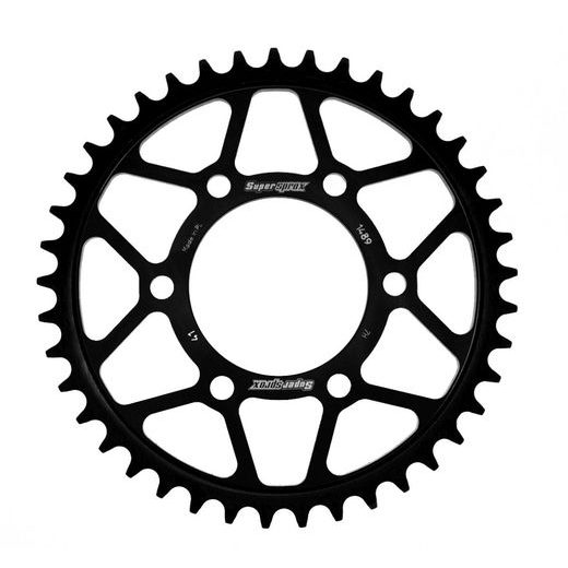 VERIŽNI SET EK - SREBRNA CHAIN 525 MVXZ, X-RING (X, NX, QX, XS), CHK FRONT SPROCKET JT CHK RUBBER CUSHIONED, CHK REAR SPROCKET SUPERSPROX ZA KAWASAKI Z 1000 SX 2011-2019