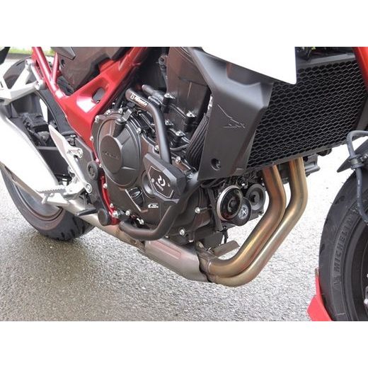ENGINE GUARDS RDMOTO CF166KDSL01K ČRN (WITH PROTECTORS)