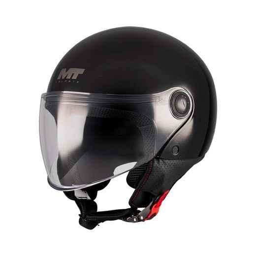 OPEN FACE HELMET MT HELMETS STREET S PURE A1 GLOSS S