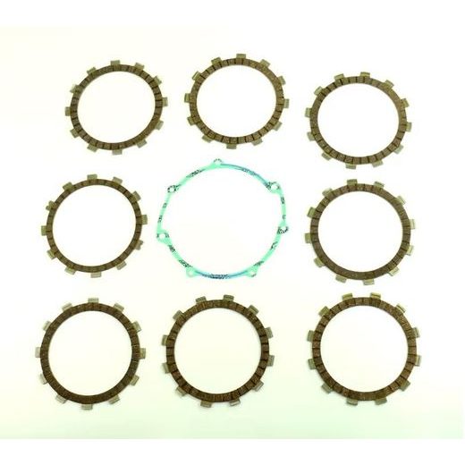 FRICTION PLATES KIT WITH CLUTCH COVER GASKET ATHENA P40230073