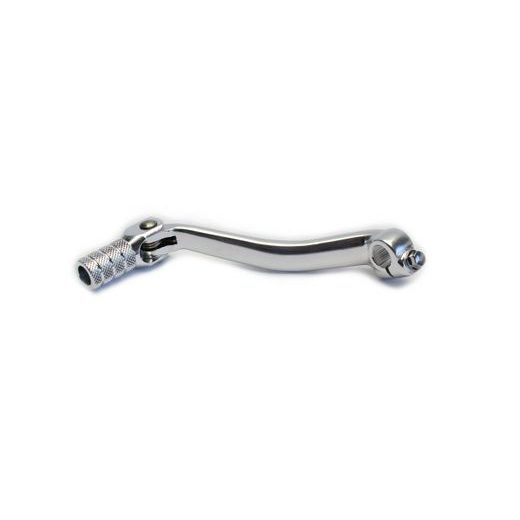 GEARSHIFT LEVER MOTION STUFF 833-01410 SILVER POLISHED ALUMINUM