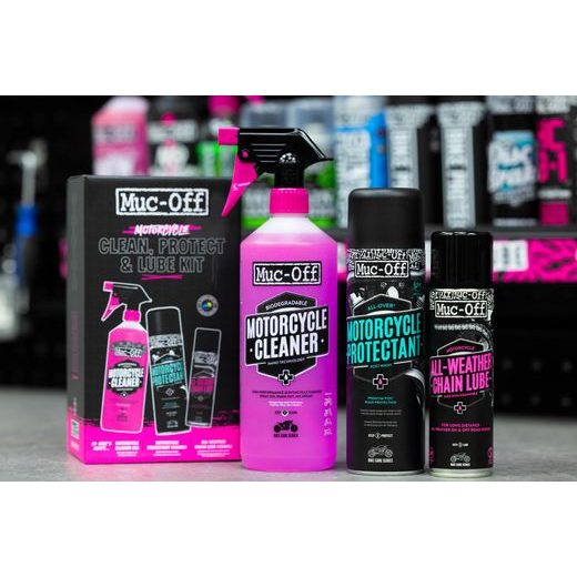 MOTORCYCLE CLEAN PROTECT LUBE KIT MUC-OFF 21382