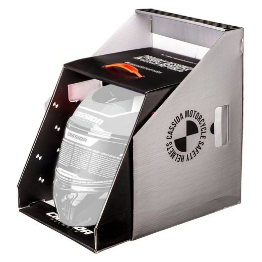 INTEGRALNA ČELADA CASSIDA MODULO 2.1 PROFILE BLACK MATT/GREY/ORANGE S